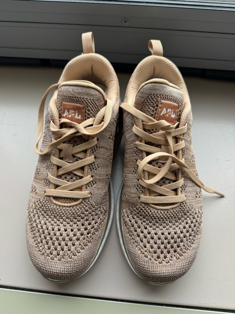 APL Women’s Knit Sneakers — Sand/Tan